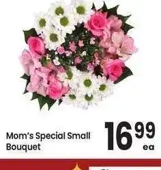 Albertsons Mom's Special Small Bouquet offer