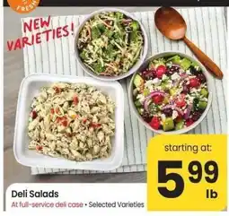 Albertsons Deli Salads - At full - service deli case • Selected Varieties offer