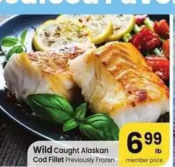 Albertsons Wild Caught Alaskan Cod Fillet - Previously Frozen offer