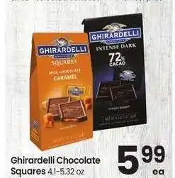 Albertsons Ghirardelli Chocolate Squares - 4.1-5.32 oz Selected Varieties offer