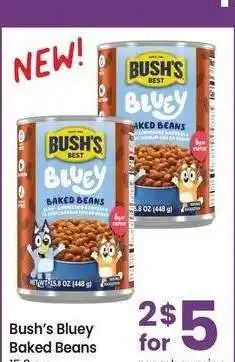 Albertsons Bush's Bluey Baked Beans - 15.8 oz offer
