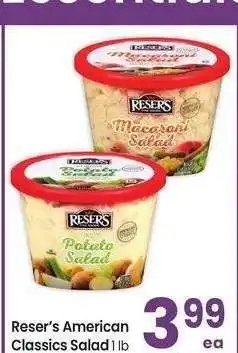 Albertsons Reser's American Classics Salad - 1 lb Selected Varieties offer