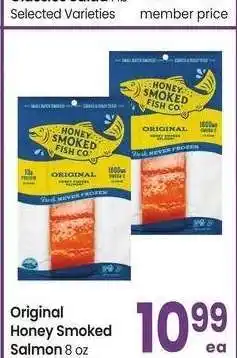 Albertsons Original Honey Smoked Salmon - 8 oz Selected Varieties offer