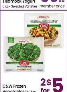 Albertsons C & W Frozen Vegetables - 12-16 oz Selected Varieties offer