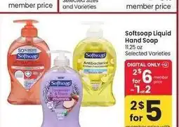 Albertsons Softsoap Liquid Hand Soap* - 11.25 oz Selected Varieties offer