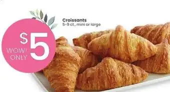 Albertsons Croissants - 5-9 ct., mini or large offer