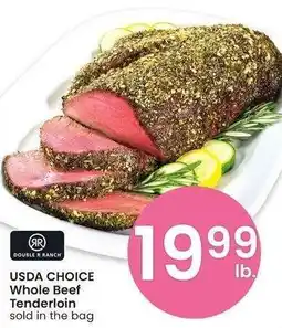 Albertsons USDA CHOICE Whole Beef Tenderloin - sold in the bag offer