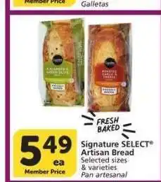 Albertsons Signature SELECT Artisan Bread - Selected sizes & varieties offer