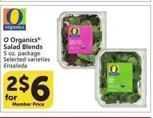 Albertsons O Organics Salad Blends - 5 oz. package Selected varieties offer