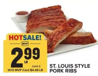 Food Lion St. Louis Style Pork Ribs offer