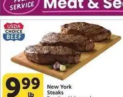 Albertsons New York Steaks - Boneless, Value pack offer