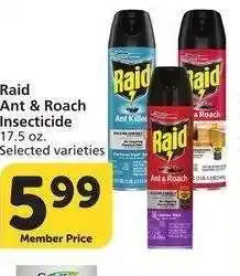 Albertsons Raid Ant & Roach Insecticide - 17.5 oz. Selected varieties offer