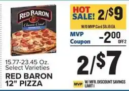 Food Lion Red Baron 12 Pizza offer