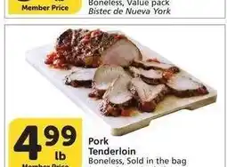 Albertsons Pork Tenderloin - Boneless, Sold in the bag offer