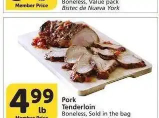 Albertsons Pork Tenderloin - Boneless, Sold in the bag offer