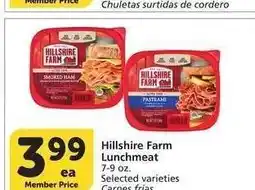 Albertsons Hillshire Farm Lunchmeat - 7-9 oz. Selected varieties offer