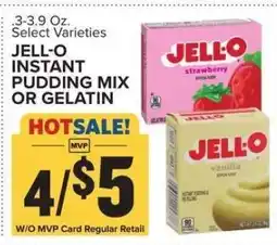 Food Lion Jell-O Instant Pudding Mix or Gelatin offer