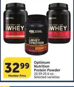 Albertsons Optimum Nutrition Protein Powder - 23.59-25.6 oz. Selected varieties offer
