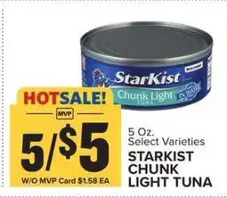 Food Lion Starkist Chunk Light Tuna offer