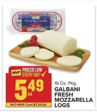 Food Lion Galbani Fresh Mozzarella Logs offer