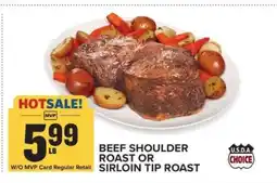 Food Lion Beef Shoulder Roast or Sirloin Tip Roast offer