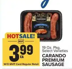 Food Lion CARANDO PREMIUM SAUSAGE offer