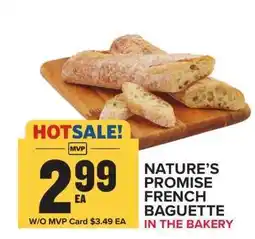 Food Lion NATURE'S PROMISE FRENCH BAGUETTE offer
