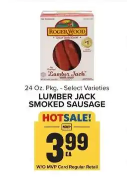 Food Lion Lumber Jack Smoked Sausage offer