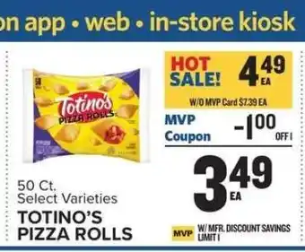 Food Lion Totino's Pizza Rolls offer