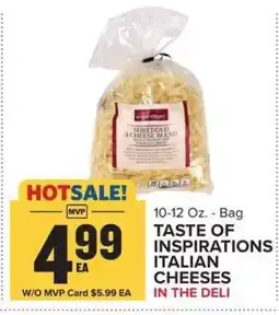 Food Lion Taste of Inspirations Italian Cheeses offer