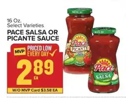 Food Lion Pace Salsa or Picante Sauce offer