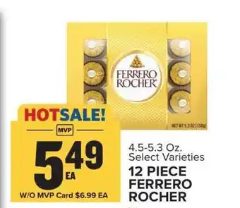 Food Lion 12 PIECE FERRERO ROCHER offer