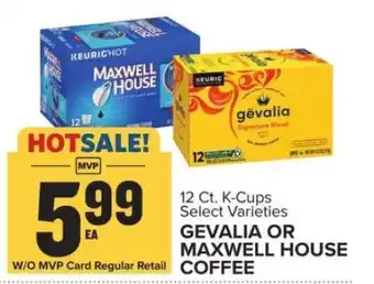Food Lion Gevalia or Maxwell House Coffee offer