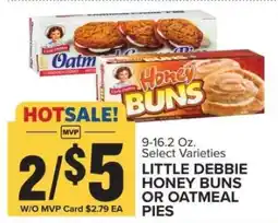 Food Lion Little Debbie Honey Buns or Oatmeal Pies offer