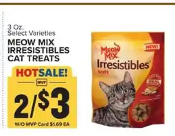 Food Lion Meow Mix Irresistibles Cat Treats offer