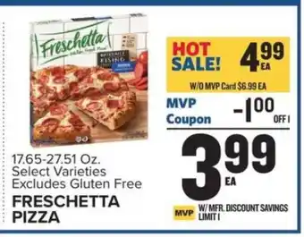 Food Lion Freschetta Pizza offer