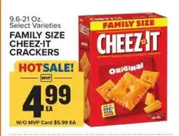Food Lion Family Size Cheez-It Crackers offer
