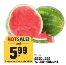 Food Lion Whole Seedless Watermelons offer
