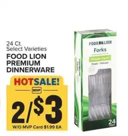 Food Lion Food Lion Premium Dinnerware offer