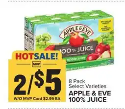 Food Lion Apple & Eve 100% Juice offer
