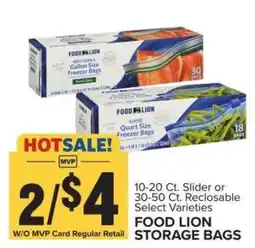 Food Lion Food Lion Storage Bags offer
