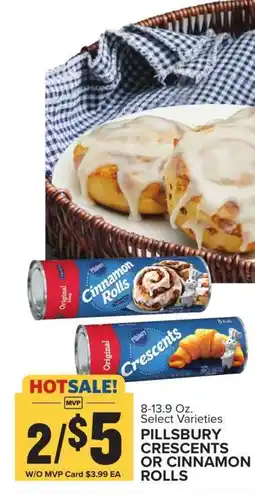 Food Lion Pillsbury Crescents or Cinnamon Rolls offer