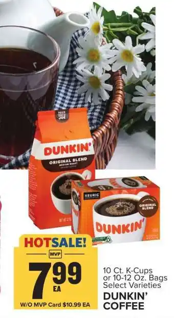 Food Lion Dunkin' Coffee offer