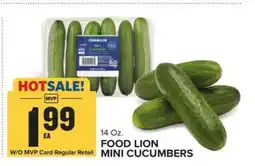 Food Lion FOOD LION MINI CUCUMBERS offer
