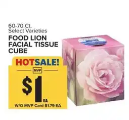 Food Lion Food Lion Facial Tissue Cube offer