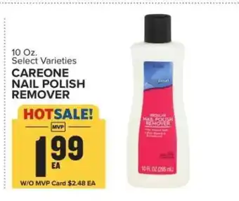 Food Lion CAREONE NAIL POLISH REMOVER offer