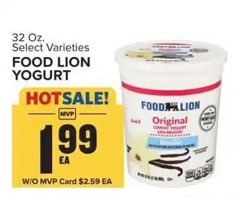 Food Lion FOOD LION YOGURT offer