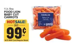 Food Lion FOOD LION BABY CUT CARROTS offer