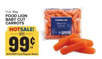 Food Lion FOOD LION BABY CUT CARROTS offer