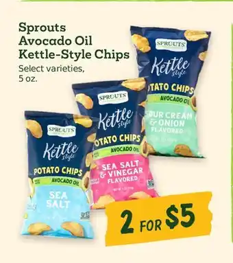 Sprouts Farmers Market Sprouts Avocado Oil Kettle-Style Chips offer